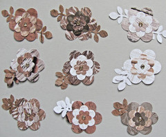 Handmade Flowers Paper Embellishments 20 Rustic Cottage Scrapbooking Journals