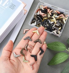 100 Pcs Vintage Metal Book Corner Protectors Decorative Corner Guards for Albums
