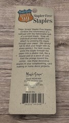 Magic Scraps Route 99 SWEET Stapler-Free Staples 30 Pieces 2006 White & Pink NEW