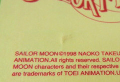 Sailor Moon Pink Background Trading Card Sticker
