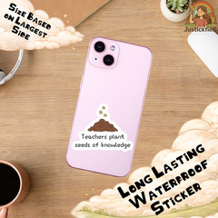 Teachers Plant Seeds of Knowledge Sticker, Teacher Appreciation Gift Decal