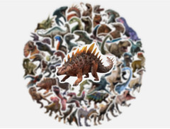 Realistic Dinosaur Dino Fun Stickers Teacher Supply DIY Crafts Kids Wall Decor