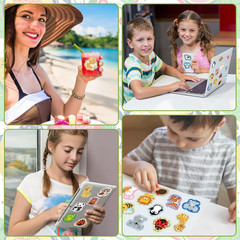 48 Pcs Animal Stickers Motivational Cute Animals Reward Stickers Cute Sticker fo