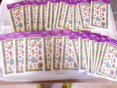 American Greetings forget me not Easter stickers lot of 29