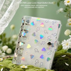 Binders Notebook Refillable Pages 5 Hole Design for Multiple Angles Writing Use