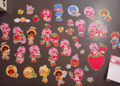 Strawberry Shortcake Cute Cartoon Licensed Adhesive Stickers – Pack of 42