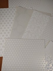 Scrapbook Craft JJ Heavyweight Paper 22 Sheets 8.5 x 11″ PEARL & WHITE TEXTURED