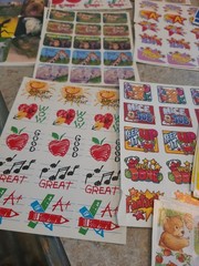 Huge Vintage Teacher Grading Sticker Lot 80s 90s Y2K Too Many To Count Must See