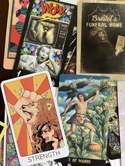 Lot Of 45 Tarot Cards Lot Junk Journal Collage Ephemera Single Swap Arcana