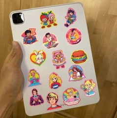 Set of 50 Kawaii Anime Retro Vinyl Waterproof Stickers Waterbottle Laptop