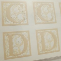 Creative Memories Elegant Letter Laser Stickers