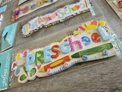 Sticker Lot SCHOOL Kids PreK Elementary Scrapbooking 3D Stickers Jolees RARE #65