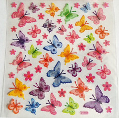 EASTER CRAFTS Easter Butterflies & Flowers Stickers – 53 pcs