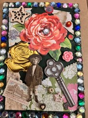 Junk Journal /scrapbook! 5 Vintage Junk Journal Ephemera. 5 Cards W/ Envelopes.