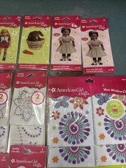 American Girl Stickers Patches Clings Art Crafts Kit Addiy Molly Julie Ginger