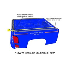 Soft Roll Up 5’2″ / 61.7″ Truck Bed Cover Compatible for 2015 2016 2017 2018 …