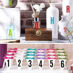 10 Sets Vinyl Letter Stickers,2 Inch Self-Adhesive Alphabet Numbers Blue