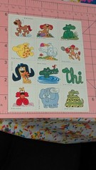 Vintage Stickers Animal Crackers Comic Cartoon CTNYNS 1 Sheet