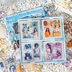YagCu Season Scrapbook Stickers Set, Summer Junk Journal 3.15 inches,
