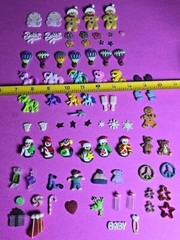 Lot Of 79 Pieces Mixed Miniatures For Crafting, Xmas Baby, Kid, Flowers, MLP ETC