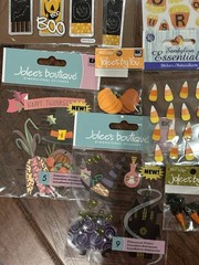 Large Lot Of Jolee’s Boutique Dimensional Halloween Pumpkins Fall Stickers