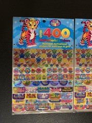 Lot of 3 Lisa Frank Over 400 Reward & Motivational Stickers P7566