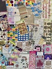 HUGE Lot of Words, Phrases, Etc THOUSANDS of Stickers! Jolee’s, Sticko Etc #4