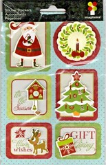 Imaginisce CHRISTMAS Sticker Stickers~VERY CUTE! Quick Ship!