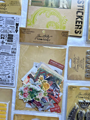 TIM HOLTZ Ideaology Lot of 17 Ephemera Stickers Embellishments Junk Journal Art
