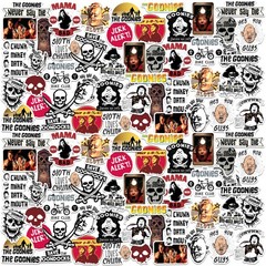THE GOONIES VARIETY DIE CUT VINYL 50 CT STICKER PACK