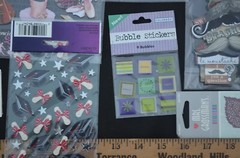 Huge Sticker lot Multiple Brands 25 new packs 4 partial dimensional Mixed themes