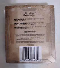 Tim Holtz Idea-ology Lot Transparent Tiles Mini Stitched Scraps Pocket Watches