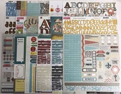 Scrapbooking Planning Embellishment Lot Of 125+ Stickers & More! (Z5) *READ*