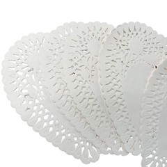 White Heart Doilies Paper Romance Valentine Day Ephemera 40 Plus Crafts u Junk J