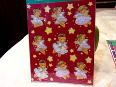 Set of 5 Vintage American Greetings Christmas Sticker Packages -4 Sheets Ea- New