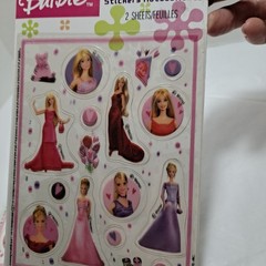 2004 HALLMARK HEARTLINE BARBIE STICKERS Lot 3 Packages Vintage
