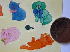 LITTLE CATS & DOGS Stickers(28pc) Hallmark…Kitten…Puppy…Animal…Card Making…