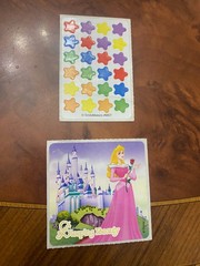 Set of 2 Smilemakers Sleeping Beauty & Stars Sticker Mods 2.5″ – 2×4 Inches