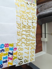 Large Lot Of Scrapbook Letters Common Numbers, Words, Sayings, Some New