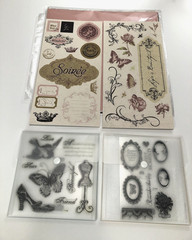 MY REFLECTIONS LA BELLE VIE Close to My Heart Paper Pack & Stickers 2 Stamp Sets