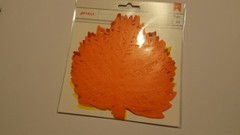 Scrapbooking Crafts AC Die-Cut Leaves Fall Autumn Colors Orange Red Gold Yellow