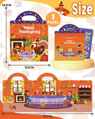 Reusable Sticker Book for Toddlers, Travel Stickers, Craft Activities Toys