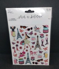 Paris France Europe Eiffel Tower Fashion Foil Stickers stick Abilities