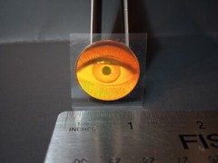 Vintage Stickers 3D Holographic Evil Eye Sticker Mod VTG RARE Laser Polaroid ?