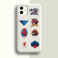 50Pcs Spiderman Sticker for Kids, Cool Cartoon Waterproof Vinyl Stickers for