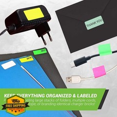 Royal Green Light-blue File Stickers 300 Pack