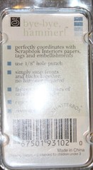 Chatterbox Scrapbook Tacks Snap-on Paper Crafting Fasteners – Denim Square NEW