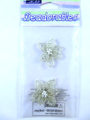 Scrapbooking Items Puffy Stickers Fruit Brads Beaded Flowers 3D Mixed Lot New