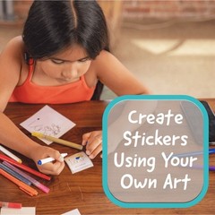 Sticker Maker HELLO BLINK Create Fun Custom Stickers for Children 8+ SEALED NEW