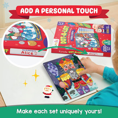 Christmas Special – Dot Stickers for Toddlers, Holiday Theme Dot Art Activity fo